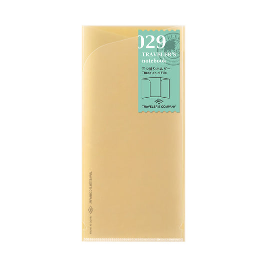 029 TRAVELER'S notebook Three-fold File