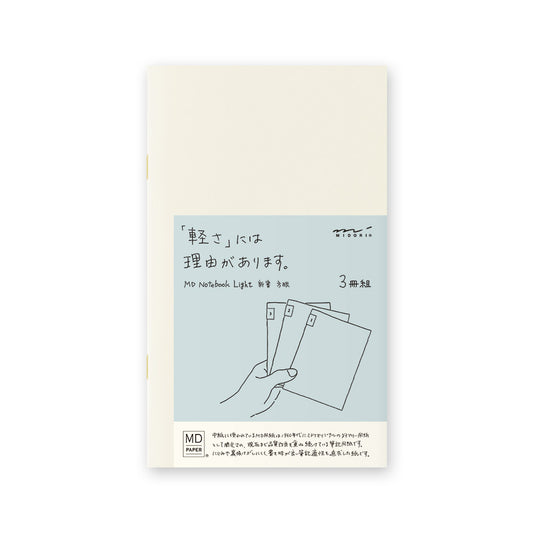 Midori MD Notebook Light 3-pack B6 (slim)
