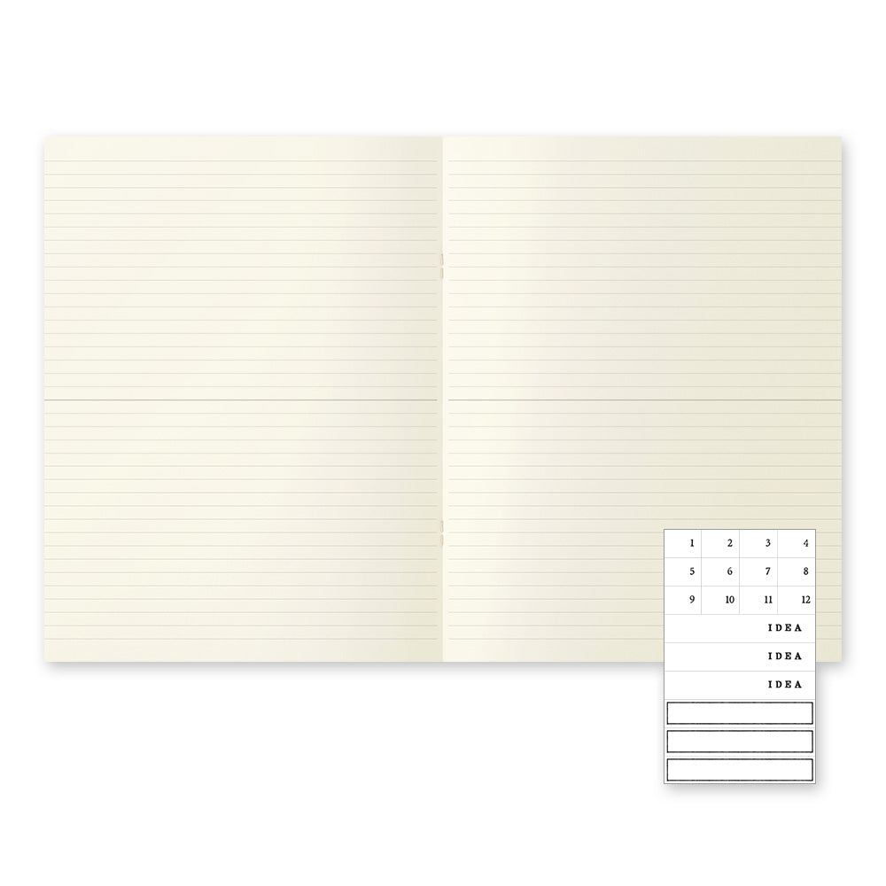 Midori MD Notebook Light 3-pack A4 Variant W210 x H275