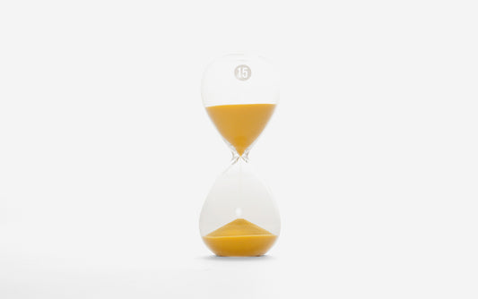 The School of Life 15 Minute Glass Timer