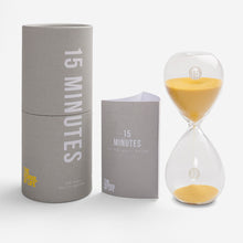 Load image into Gallery viewer, The School of Life 15 Minute Glass Timer
