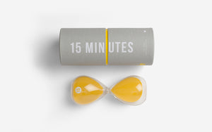 The School of Life 15 Minute Glass Timer