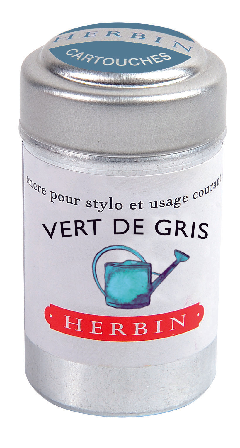 J. Herbin Ink Cartridges, Box of 6