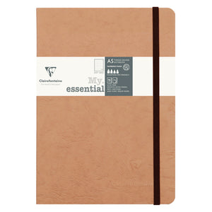 Clairefontaine Age Bag My Essential Notebook A5 Lined Tobacco