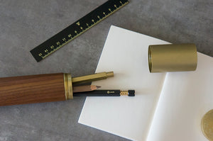 YSTUDIO Classic Reflect Pen Case Brass