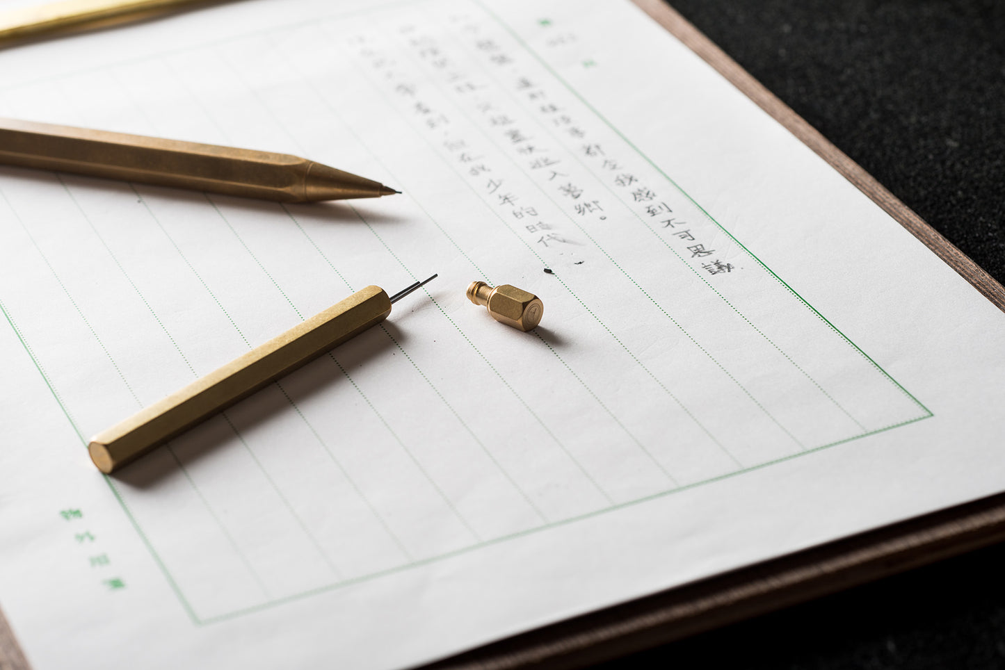 YSTUDIO Classic Reflect Pencil Lead Box Brass