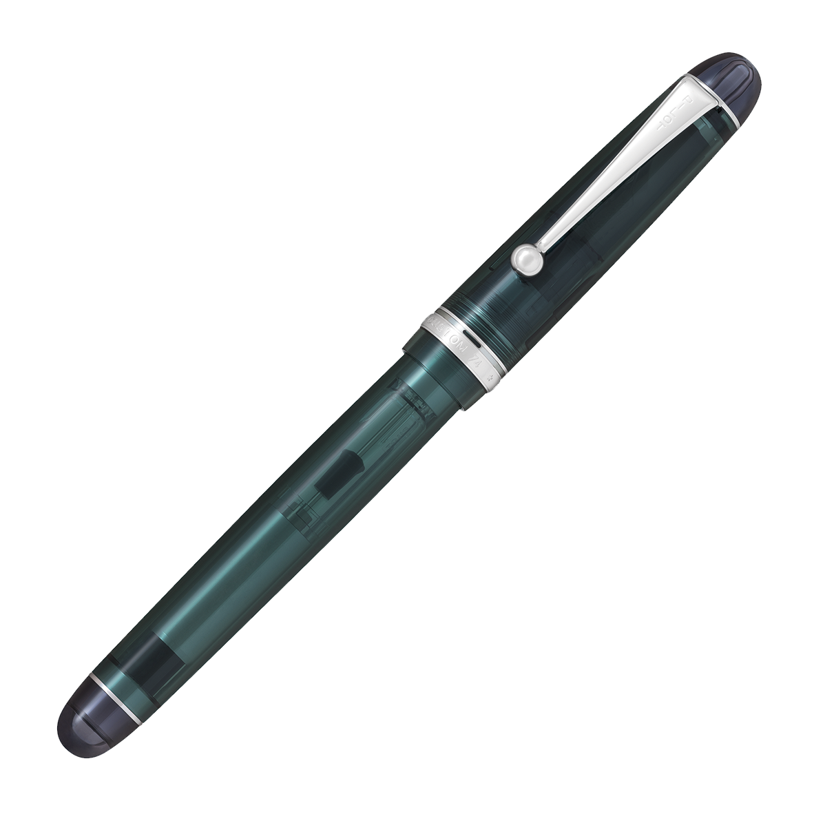 Pilot Custom 74 Tinted Forest Green Fountain Pen 14K, M