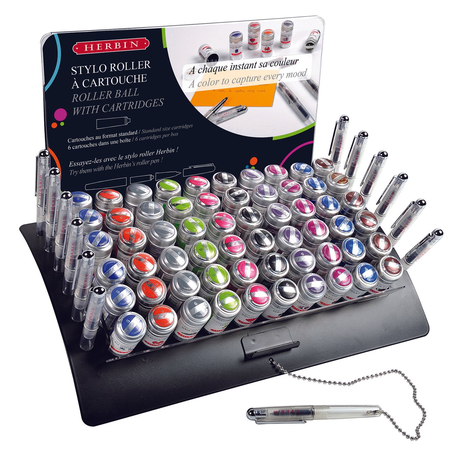 J. Herbin Ink Cartridges, Box of 6