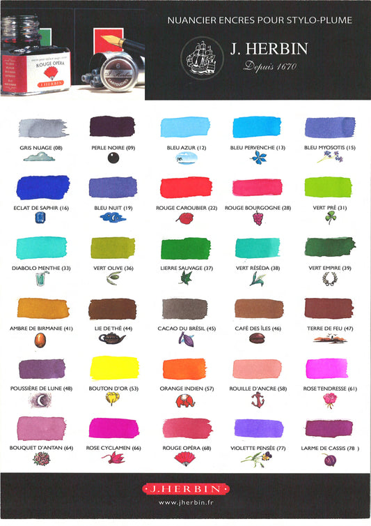 J. Herbin Inks 30 mL bottle