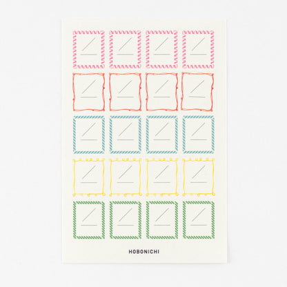 Hobonichi Frame Stickers