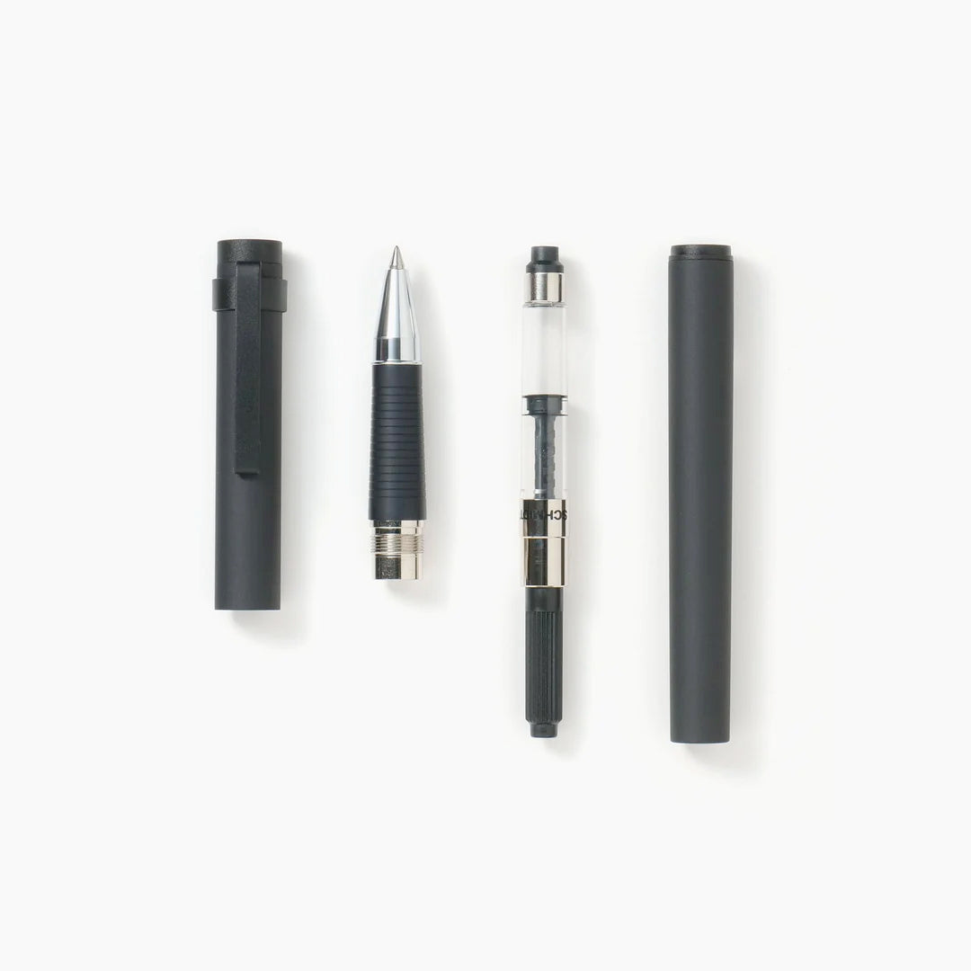 Kakimori Ink Roller Pen Aluminum Black
