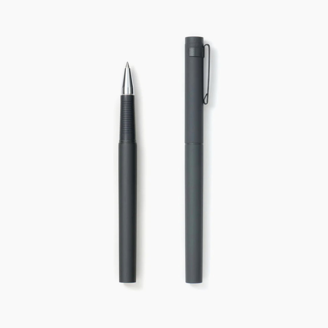 Kakimori Ink Roller Pen Aluminum Black