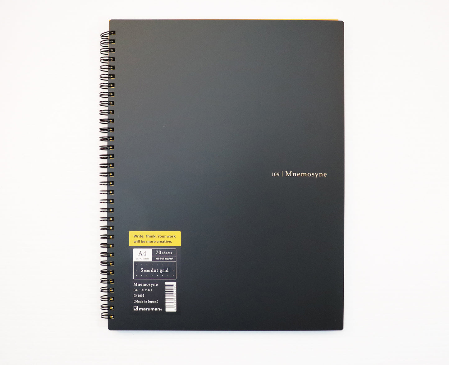 Mnemosyne A4+ Notebook, 5 mm dotted, (210 mm x 297 mm / 8.27 inch x 11.7 inch) [N109]
