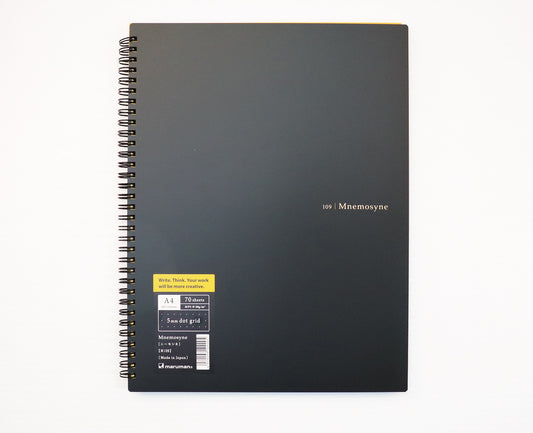 Mnemosyne A4+ Notebook, 5 mm dotted, (210 mm x 297 mm / 8.27 inch x 11.7 inch) [N109]