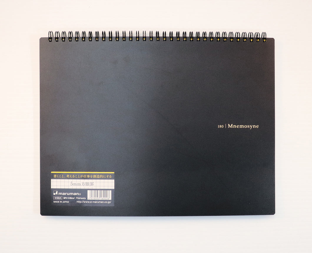 Mnemosyne A4+ Notepad 5 mm grid (297 mm x 210 mm / 11.69 inch x 8.66 inch) [N180]