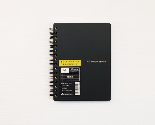 Mnemosyne A6 Memo Pad 7 mm Ruled with Checkboxes (94 mm x 148 mm / 4.13 inch x 5.83 inch) [N197]