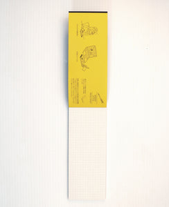 Mnemosyne Memo Pad, 5 mm grid (75 mm x 198 mm / 3 inch x 7.8 inch) [N162]