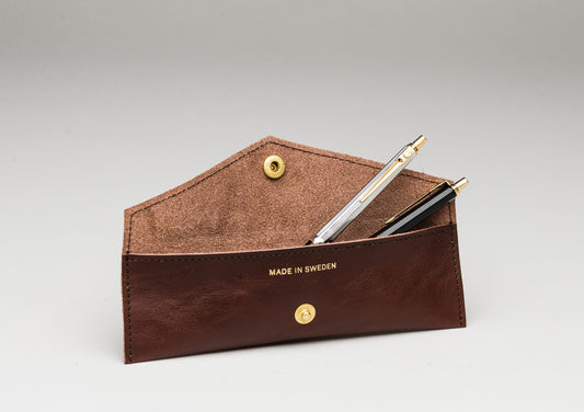 PAP Leather Pencase Frans Brown