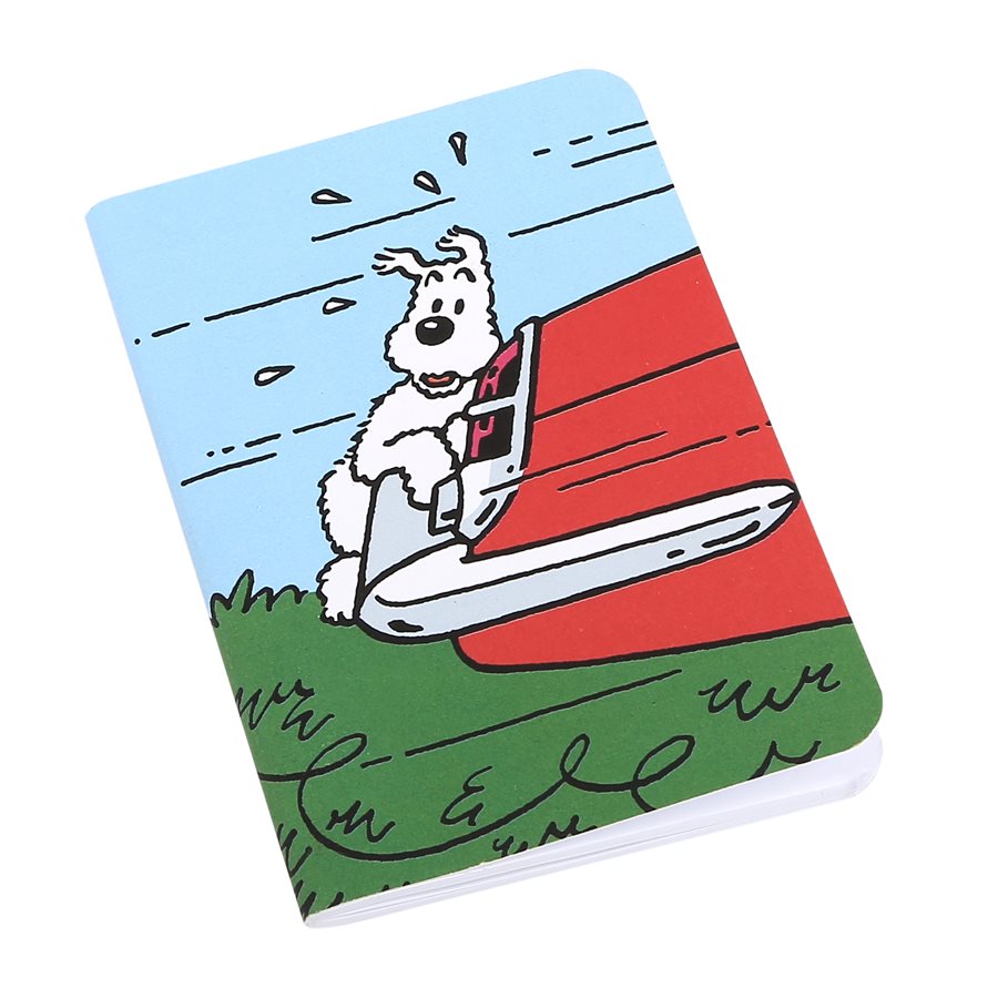 Tintin Notebook Small Lined Snowy and a Car