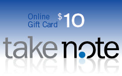 Take Note Online Gift Card