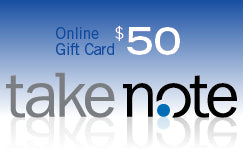 Take Note Online Gift Card