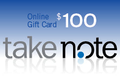 Take Note Online Gift Card