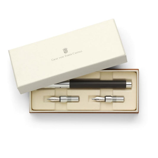 Graf von Faber-Castell Tamitio Black FP w/3 Calligraphic nibs (C)