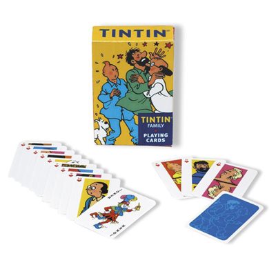 Tintin Playing Cards Cars & Family EN