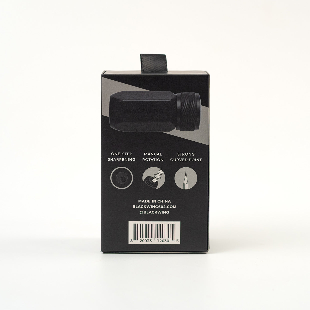 BLACKWING Sharpener, One-Step Long Point, Black