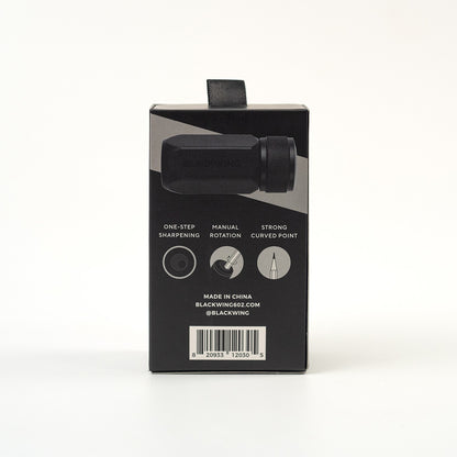 BLACKWING Sharpener, One-Step Long Point, Black