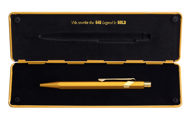 Caran D’Ache 849 Gold Bar BP