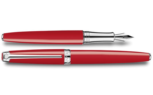 Caran D’Ache Leman Red Fountain Pen M