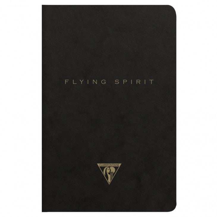 Clairefontaine Flying Spirit Notebook A6 Lined Black