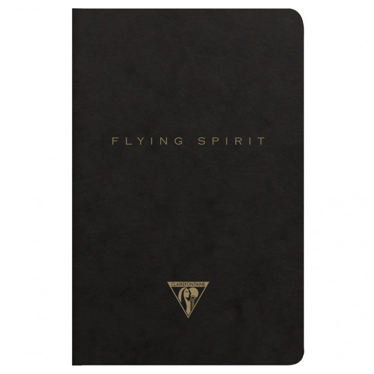 Clairefontaine Flying Spirit Notebook A6 Lined Black