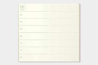 019 TRAVELER'S Free Diary Refill (R) (Weekly+Memo)