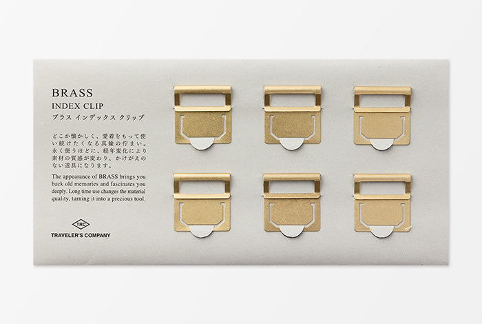 TRC Brass  Index Clips