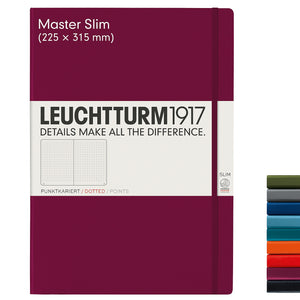 LEUCHTTURM1917 A4+ Hardcover Master Slim Notebooks