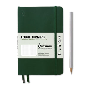 Leuchtturm Outlines Notebook, nautical chart paper, dotted