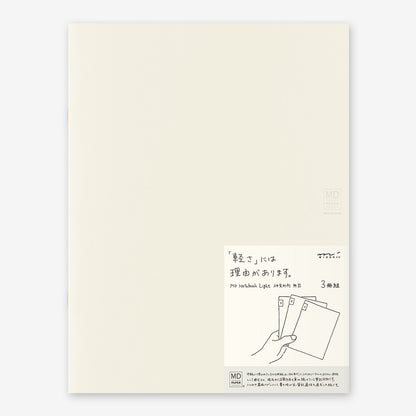 Midori MD Notebook Light 3-pack A4 Variant W210 x H275