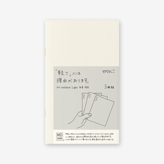 Midori MD Notebook Light 3-pack B6 (slim)