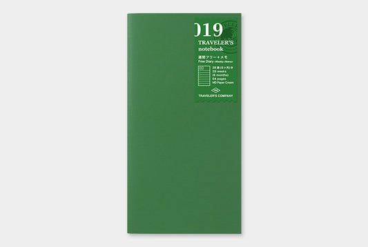 019 TRAVELER'S Free Diary Refill (R) (Weekly+Memo)