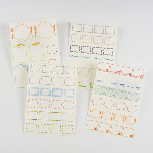 Hobonichi Accessories Frame Stickers No2