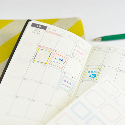 Hobonichi Accessories Frame Stickers No2