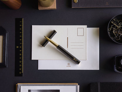 YSTUDIO Classic Revolve Rollerball Pen Black