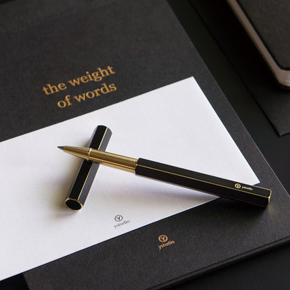 YSTUDIO Classic Revolve Rollerball Pen Black