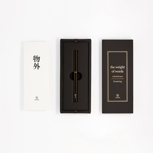 YSTUDIO Classic Revolve Rollerball Pen Black