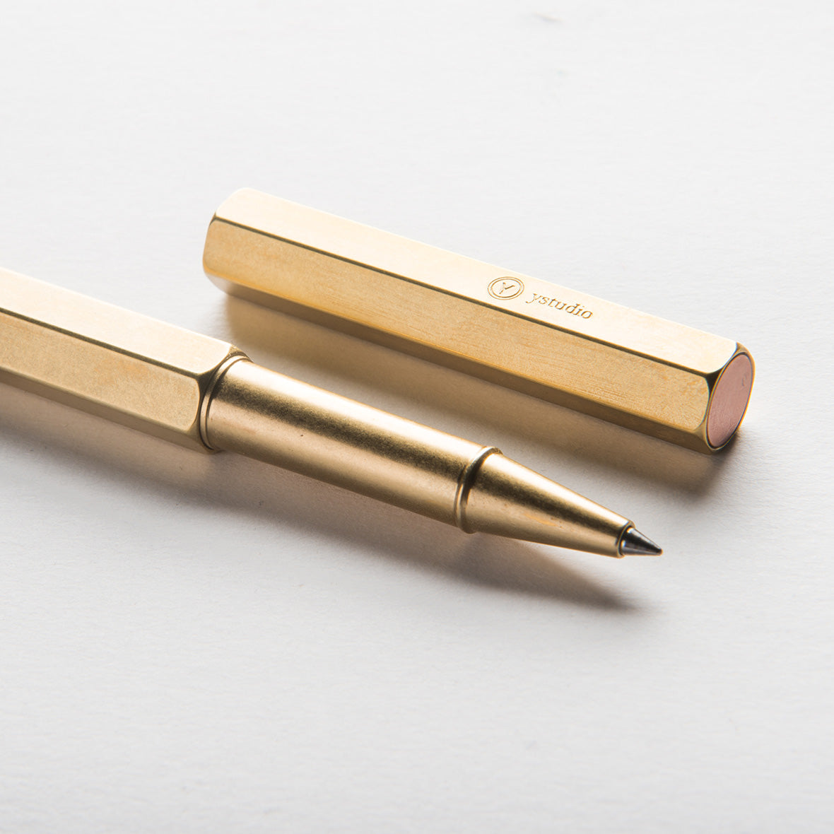 YSTUDIO Classic Revolve Rollerball Pen Brass