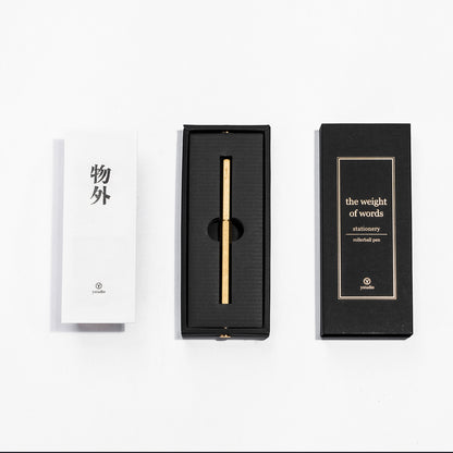 YSTUDIO Classic Revolve Rollerball Pen Brass