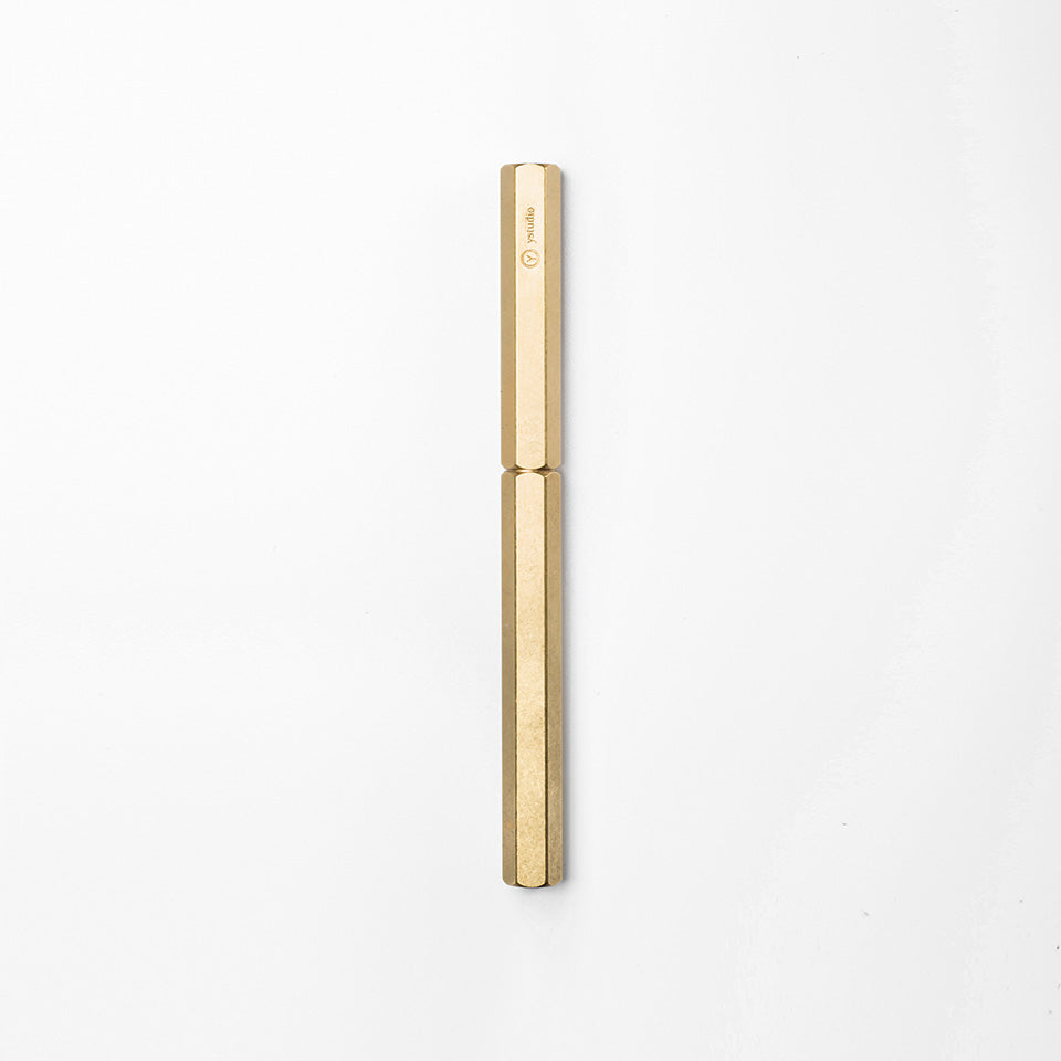 YSTUDIO Classic Revolve Rollerball Pen Brass