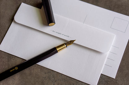 YSTUDIO Resin Fountain Pen Black